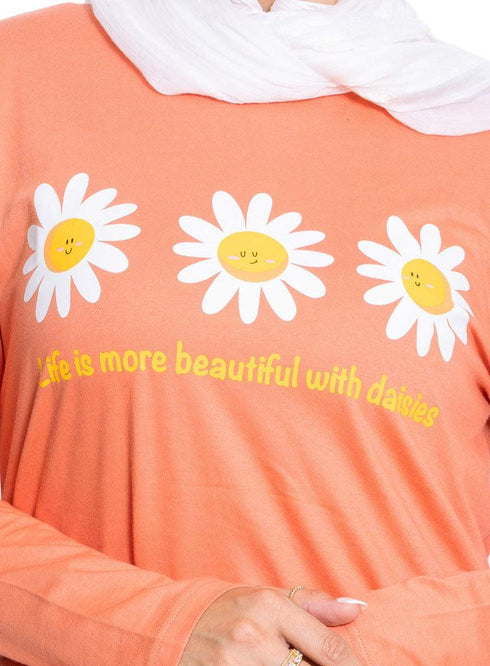 Copper Coin Printed Long - Sleeve Design 59 - Khotwh